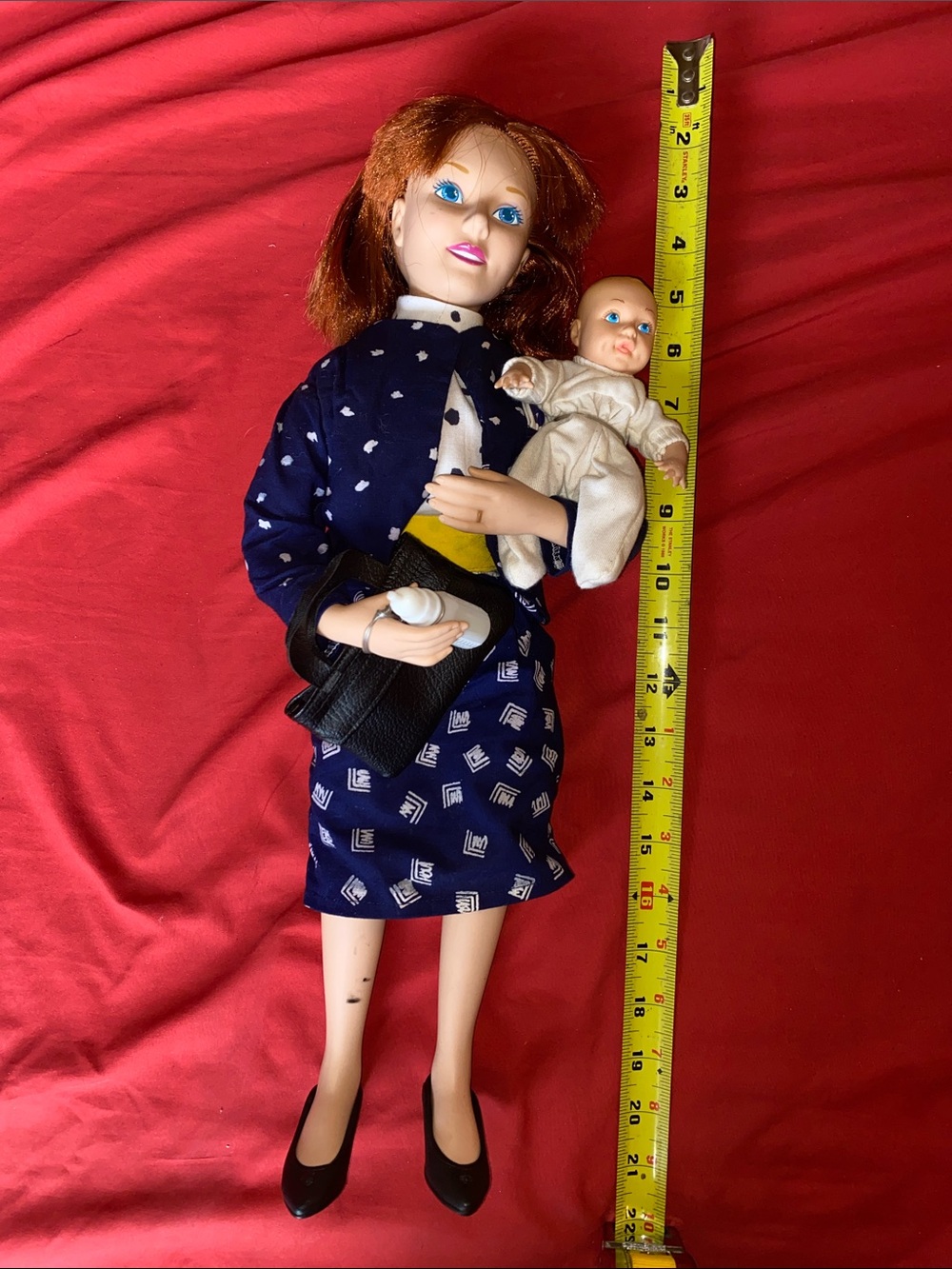 Vintage Mommy and baby doll